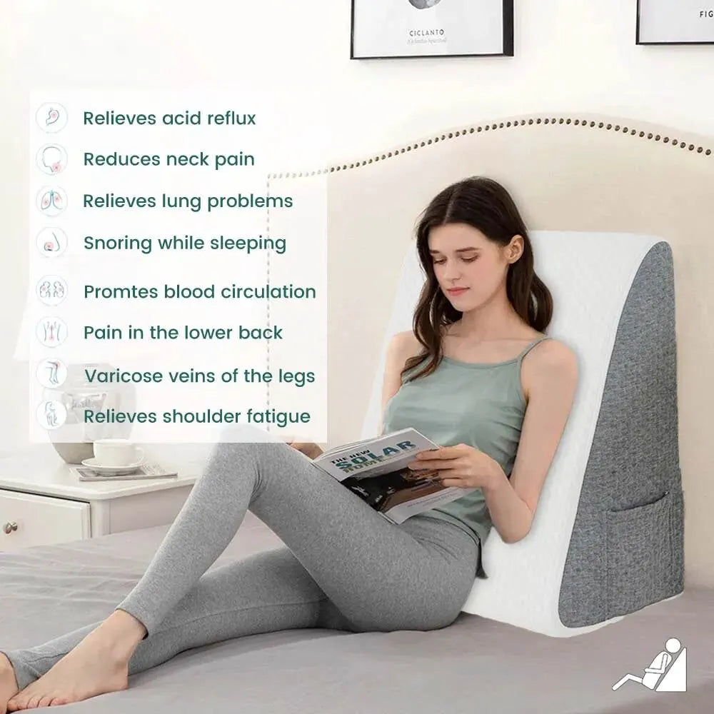 Wedge Pillows for Back Pain